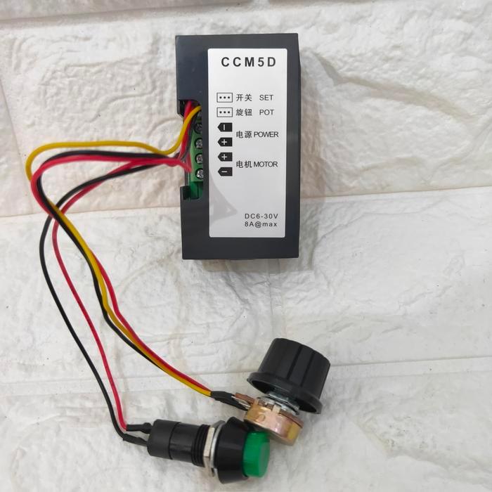 PWM MOTOR DC 6-30V 8A LCD DISPLAY PENGATUR KECEPATAN MOTOR DC PWM