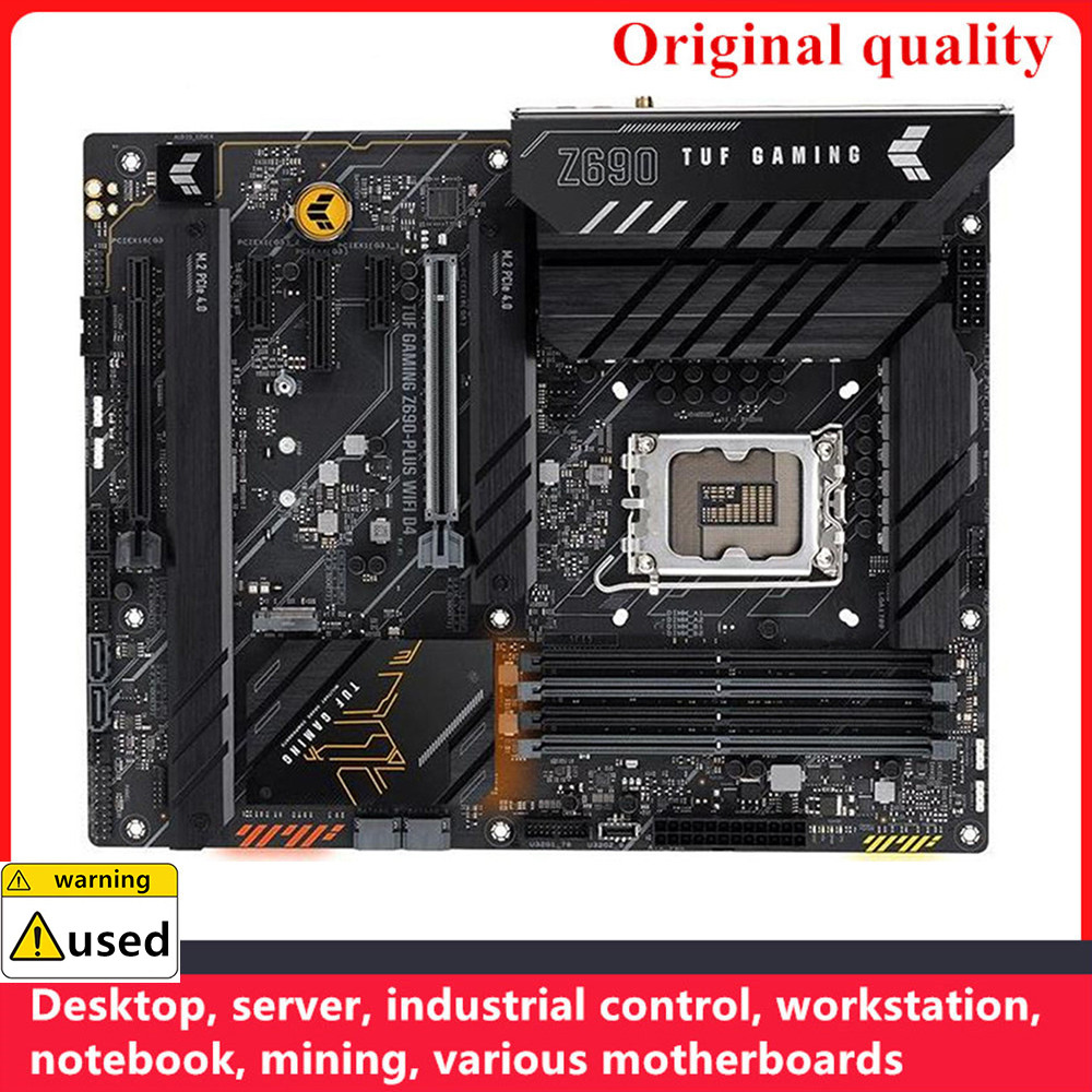 For TUF GAMING Z690-PLUS WIFI D4 Motherboards LGA 1700 DDR4 128GB ATX For Intel Z690 Desktop Mainboa