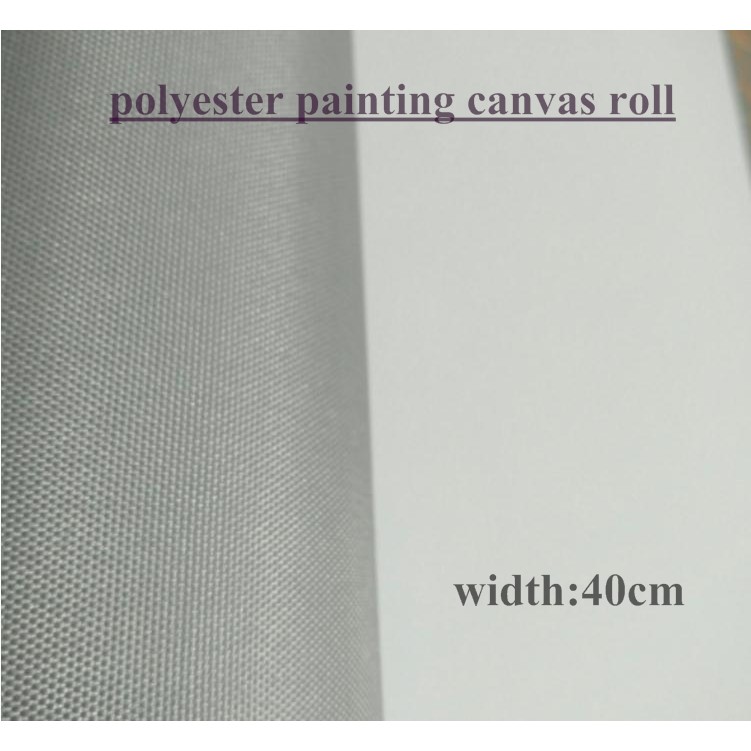 40cm Factory high quality polyester inkjet canvas for oil painting