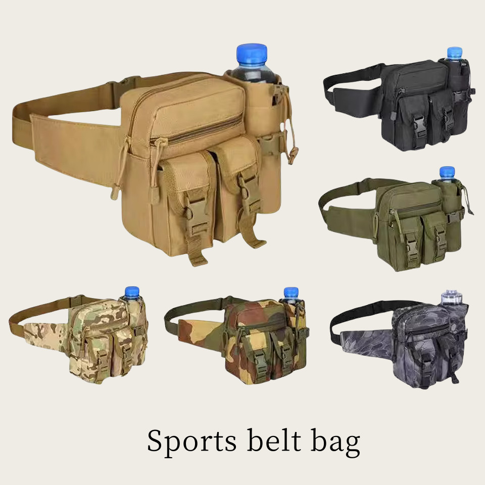 Outdoor sports running waist bag tactical kettle waist bag function waterproof bag
