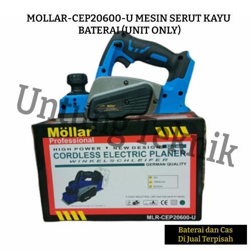 MOLLAR-CEP20600-U MESIN SERUT KAYU BATERAI 20V (UNIT ONLY)