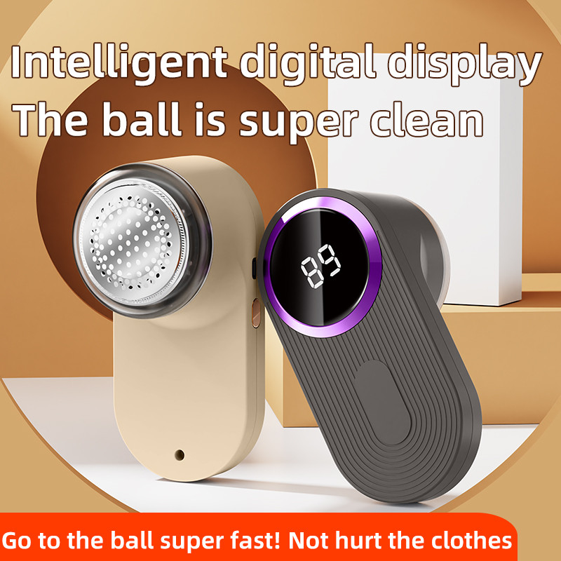 2025 New 1200mAh Lint Remover for Clothing LED Digital Electric Pellet Fluff Remover USB