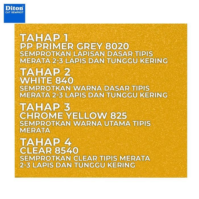 gmlv- Cat Semprot Diton - Chrome Yellow 825
