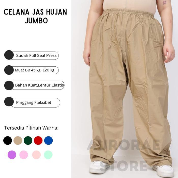 Extrime Celana Jas Hujan Pria Wanita Extreme Raincoat Setelan Anti Rembes Bahan Tebal Elastis