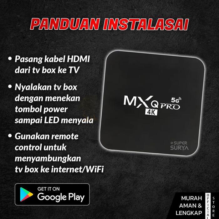 TV Digital Android Box Wifi 5G 4GB/32GB 4K Receiver Murah Gratis Ongkir