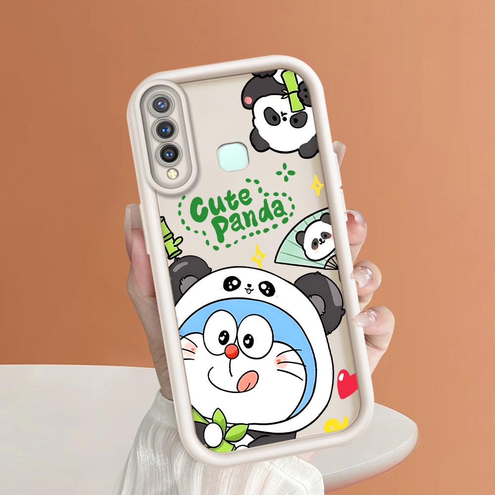 Casing Hp Untuk VIVO Y19 Case Kesing Protect Phone TY DLJ C8-2338 Doraemon