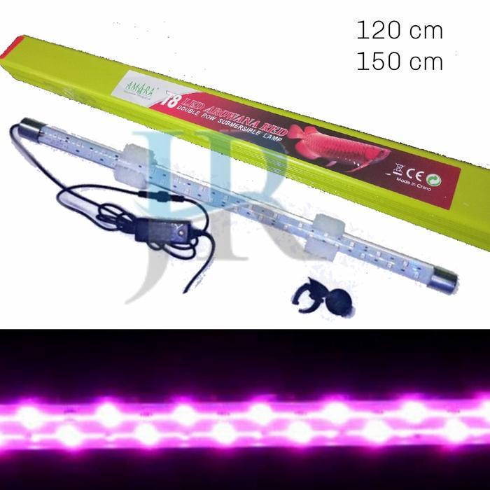 Lampu tanning arwana louhan LED celup T9 T8 Amara 120 150 cm
