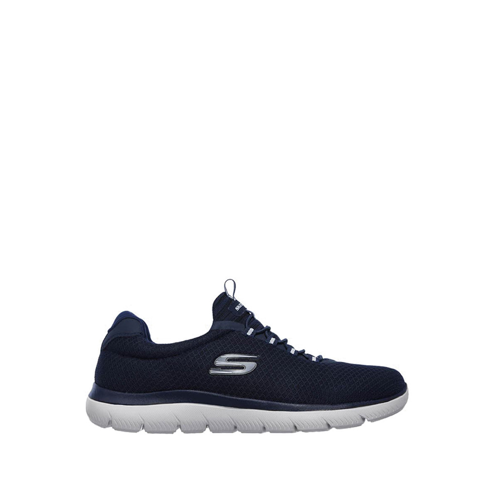 SEPATU FITNES PRIA SKECHERS SPORTS MEN NAVY ( SKE52811NVY ) 100% ORIGINAL RESMI