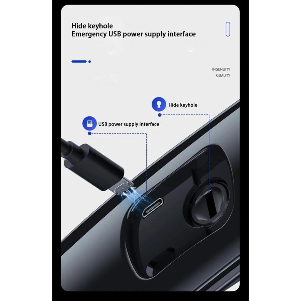 3D Face Recognition Wifi Camera Smart Lock Digital Fingerprint