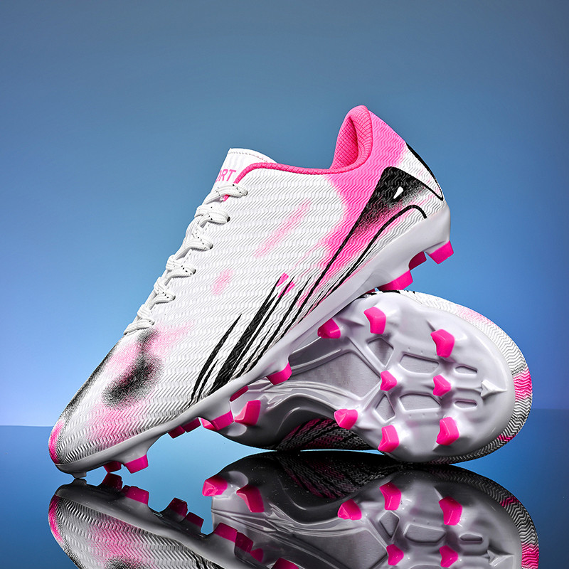 Football Shoes Men'S High Top Youth Student Competition Training Shoes Artificial Turf Long Spike