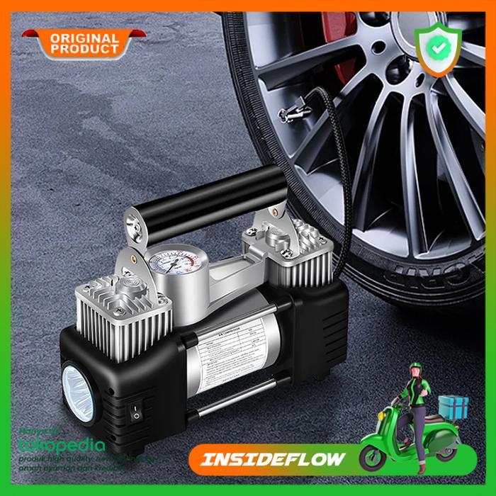 Kompresor Angin Mini Listrik Kompressor Udara Pompa Ban Mobil Airbrush