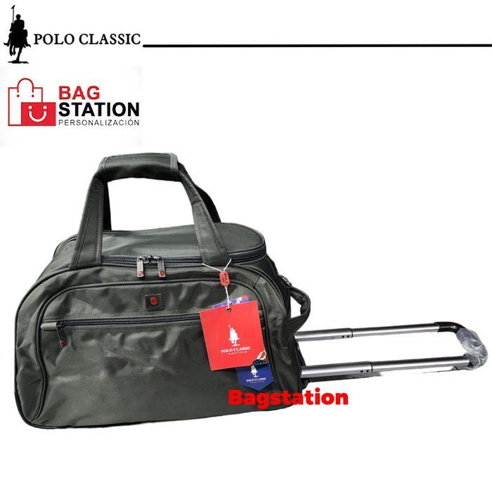 TAS DUFFLE TRAVEL BAG POLO CLASSIC ORIGINAL TAS CABIN TROLLEY TROLI TAS PAKAIAN TAS PRIA