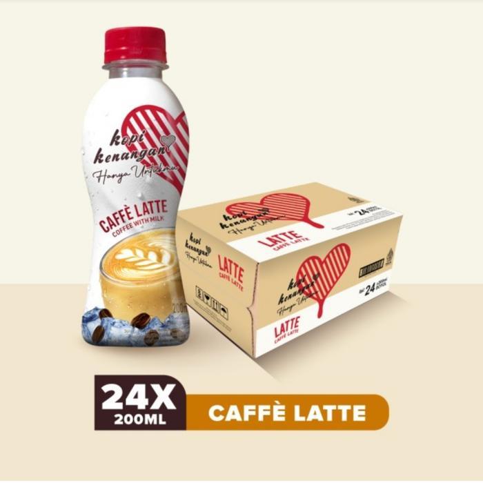 Okravimas - Kopi Kenangan Caff Latte 200Ml 1 Dus Isi 24 Botol