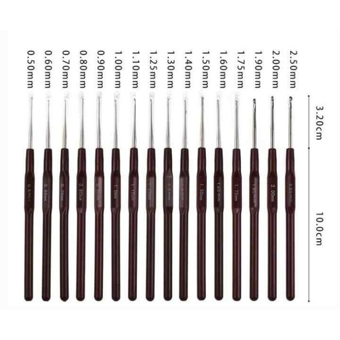 Jarum Rajut Alat merajut Hakpen Rajut Lace Satuan