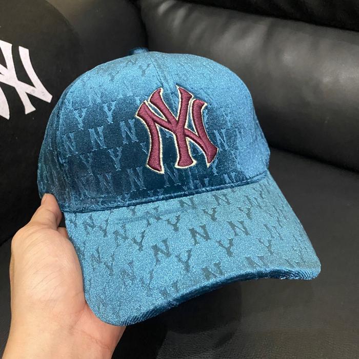 Mlb Cap Ny Yankess Bludru Edition 100% Original Topi Pria Wanita