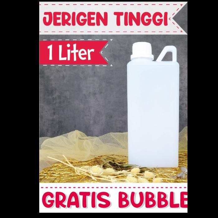 doni- Jerigen 1 Liter / Botol Plastik 1 Lt / Jerigen Tinggi 1 Liter Natural