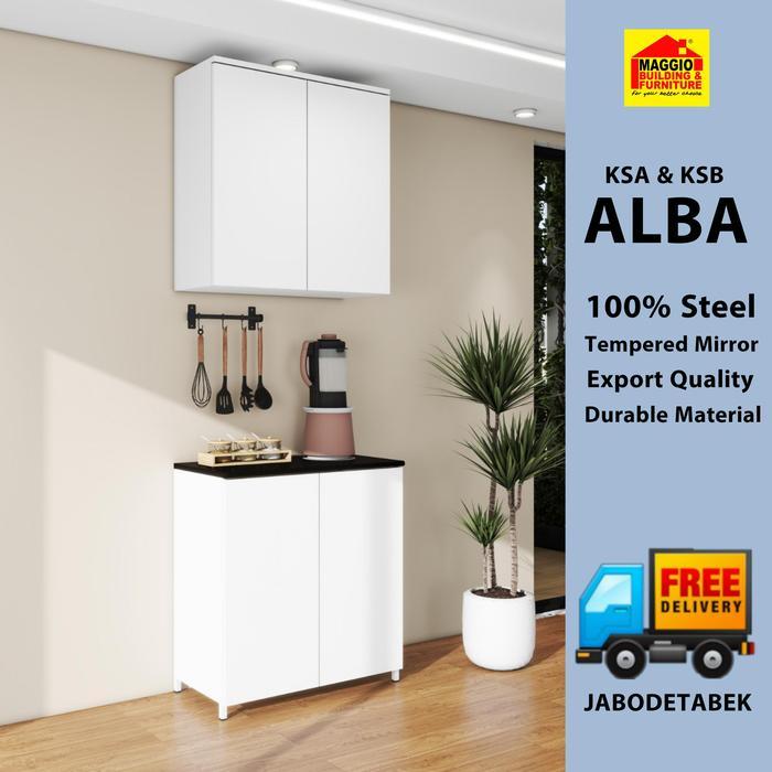 KITCHEN SET BESI - FURNITURE BESI - LEMARI PIRING BESI - KITCHEN SET ATAS - KITCHEN SET BAWAH -