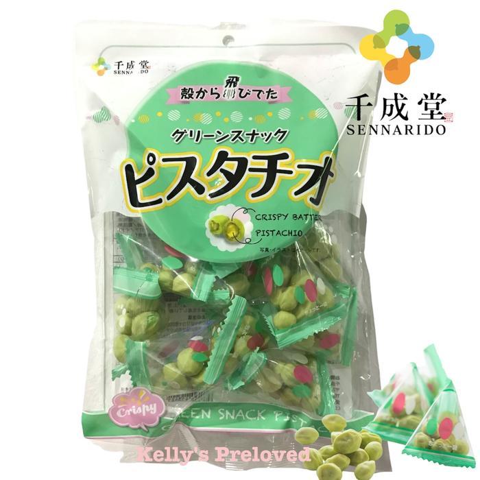 SENNARIDO GREEN PISTACHIO 80 GRAM SNACK KACANG JEPANG