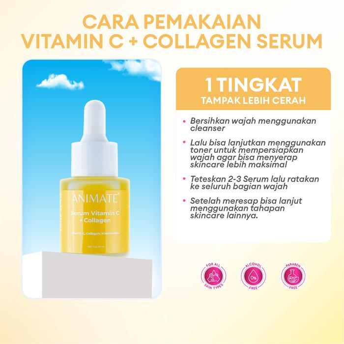 z3kl- Animate Vitamin C + Collagen Serum 20 Ml