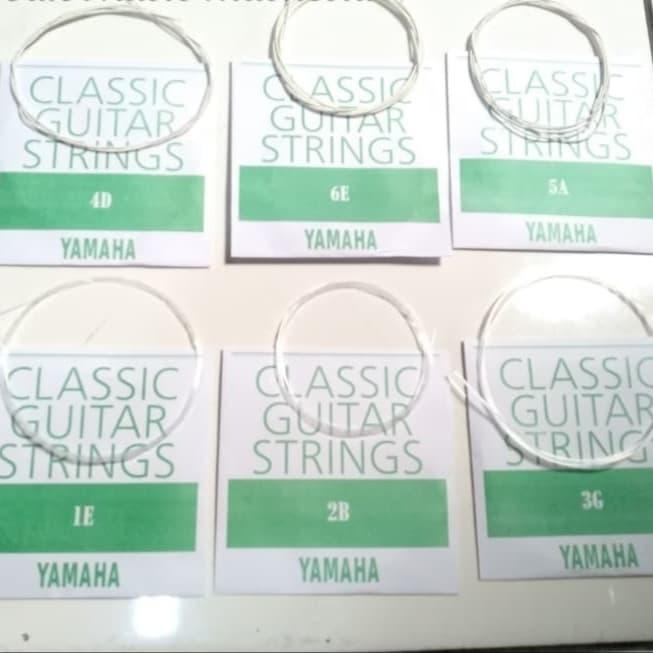 SENAR GITAR KLASIK NYLON ORIGINAL YAMAHA ASLI (1 SET)