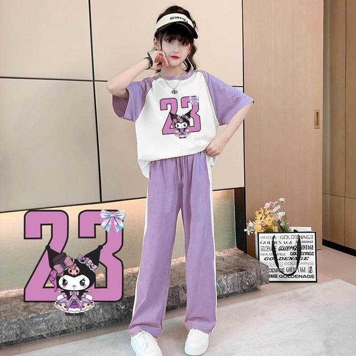 Setelan Celana Panjang Anak Perempuan - Oneset Anak 3-12 Tahun - Setcel Anak Perempuan Original