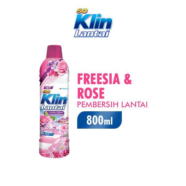 jwyw- Soklin Pembersih Lantai Freesia & Rose 800 Ml