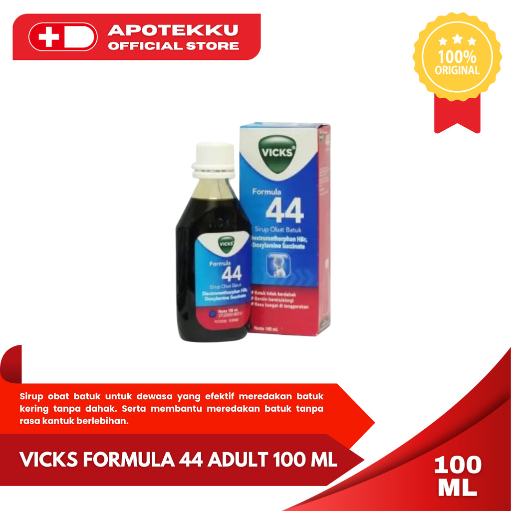 VICKS FORMULA 44 ADULT 100 ML