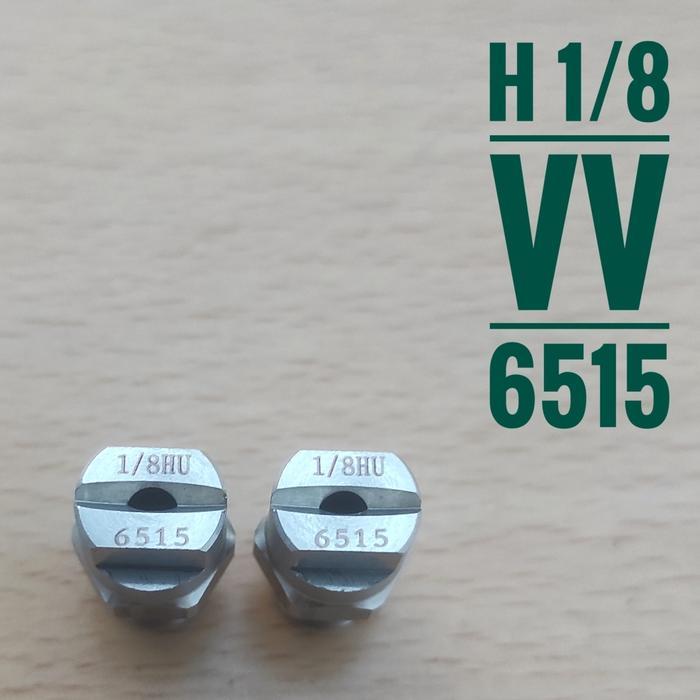 Nozzle V Jet Stainless 1/8 (6515) / Nozzle Vee Jet Stainless