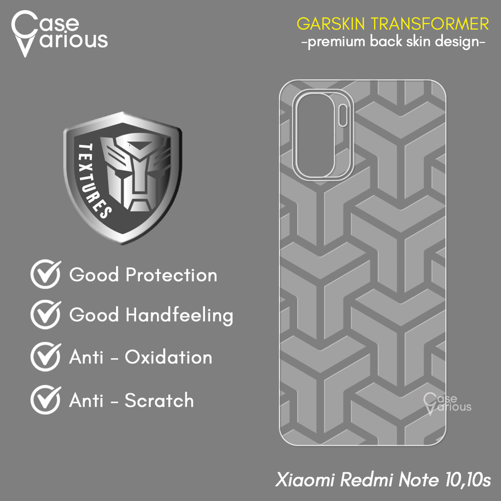Skin Xiaomi Redmi Note 10,10s Pelindung Belakang Hp Anti Jamur Motif Transformers