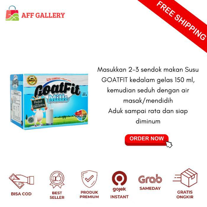 qmsy- Susu Kambing Etawa Goatfit Milk Original 10 Sachet / Goat Fit