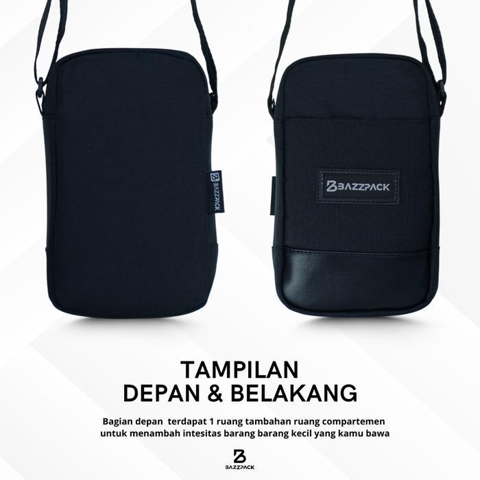Bazzpack Lois Tas Slingbag Mini Premium Original Bazzpack Cocok Untuk Pria Dan Wanita Selempang