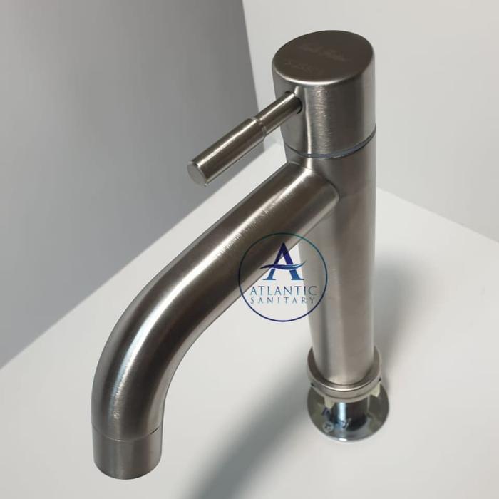 Kran Wastafel Bambu Stainles Steelkran Wastafel Berdiri Air Dingin