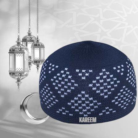 Kareem - Peci Rajut Baida Produk Lokal Premium Ukuran Dewasa Kopiah Haji