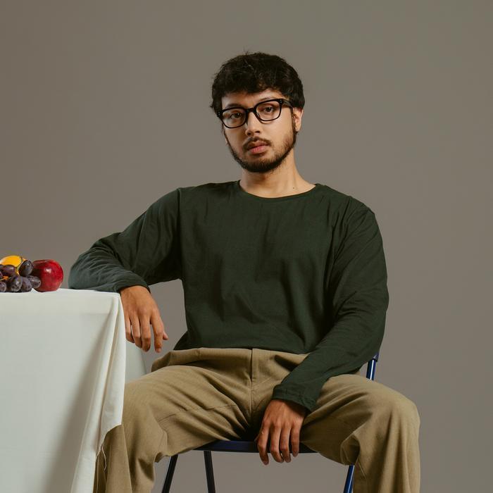 nb4m- Koze - Long Sleeve Premium Comfort Forest Green - Kaos Polos Panjang