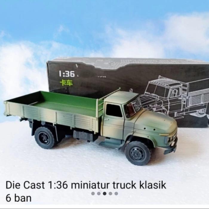 Ready Diecast 1:36 Miniatur Truck Klasik 6 Ban
