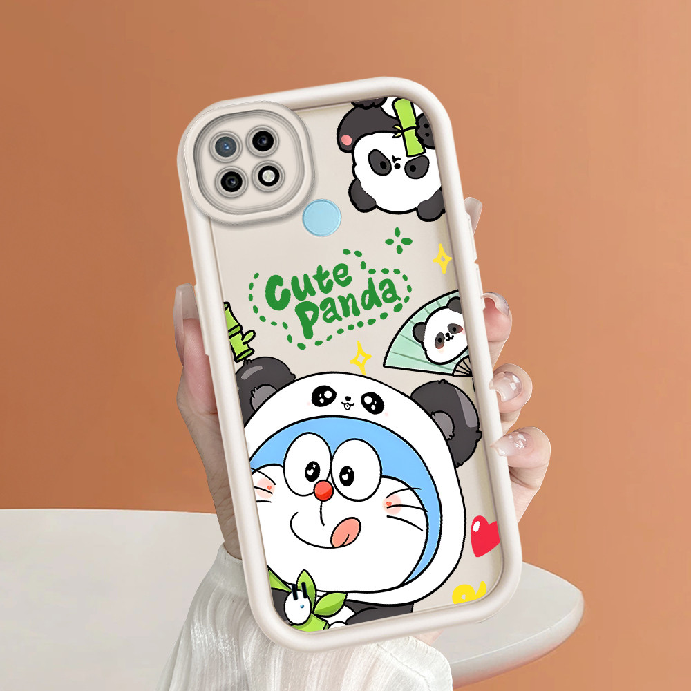 Casing Hp Untuk Realme C21 Case Kesing Protect Phone TY DLJ C8-2338 Doraemon