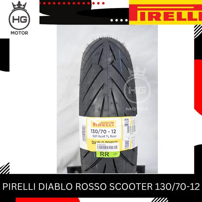 BAN PIRELLI VESPA MATIC DIABLO ROSSO SCOOTER 130/70 RING 12