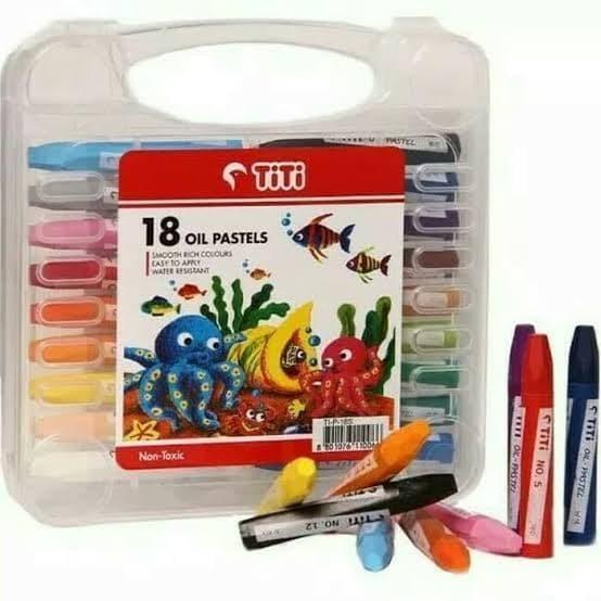 aftz- Crayon Joyko 18 Warna/Krayon Murah Joyko 18Warna/Oil Pastels Joyko Krayon Mewarnai