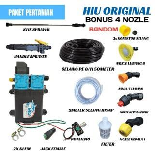 Paket Sprayer Pertanian Dobel Pompa Hiu dual pump Selang 50M