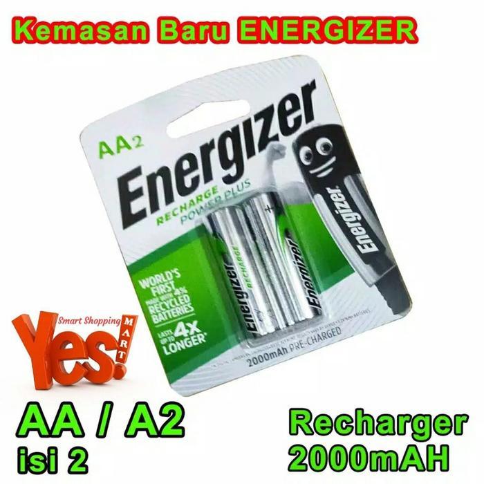 Energizer 2pc Battery AA Rechargeable Power Plus