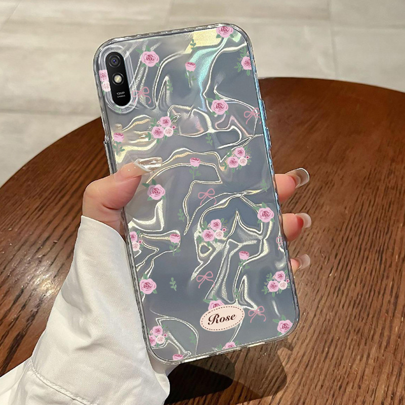 Casing Hp Untuk Xiaomi Redmi 9A Redmi 9i Redmi 9T Redmi 9 Power Case Casing pola Bunga kecil Cesing 