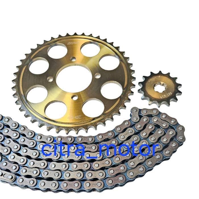 Gercep Gear Set Gir Paket Satria 2 Tak Satria Hiu Satria Lumba Satria R 120 Terlaris