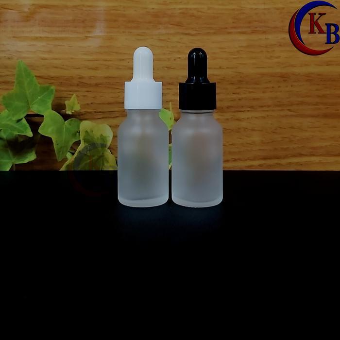 BOTOL PIPET 15 ML SERUM / BOTOL KACA 15ML FROSTED / BOTOL TETES 15ML
