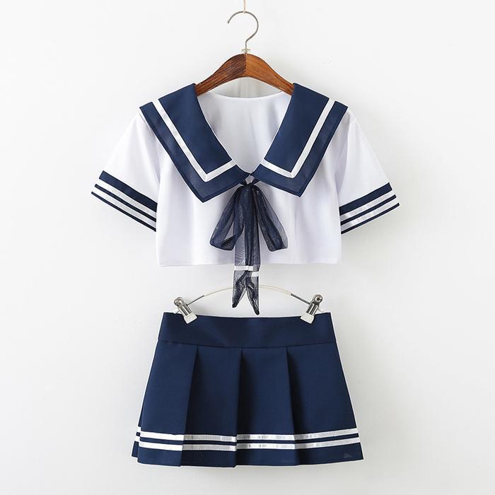 Lingerlie Cosplay Seragam Pelajar Jepang Baju Tidur Wanita Dewasa