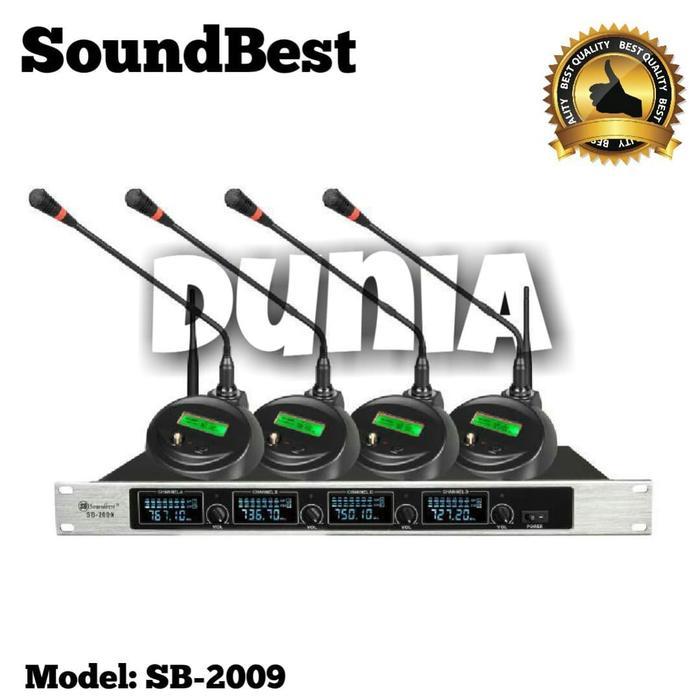 MIC WIRELESS CONFERENCE - PODIUM SOUNDBEST SB 2009 MEJA SB2009