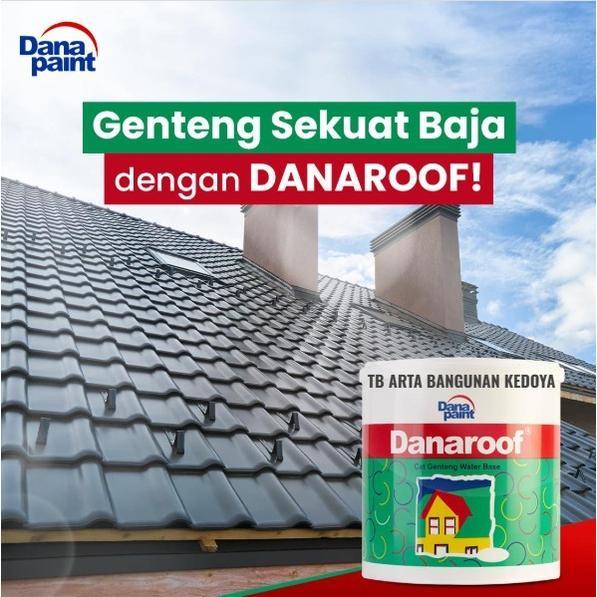 Terlaris Cat Genteng Danaroof Warna Ready Mix ( 5 KG / Gallon ) Gratis Ongkir
