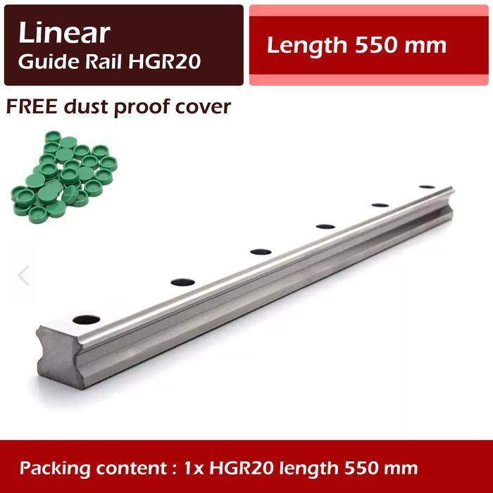 Linear guide rail HGR20 length 550 mm for Engrave machine