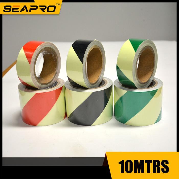 Vinyl Diagonal Tape Luminous Fluorescent Tape Kode 865