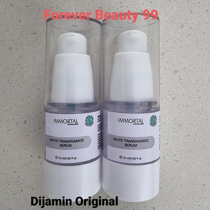 IMMORTAL WHITE TRANXINAMIDE SERUM - PEMUTIH PENCERAH FLEK - PELEMBAB