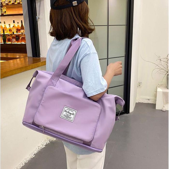 TAS TRAVEL BESAR ANTI AIR / TAS TAVEL LIPAT / TAS GYM FITNESS WANITA